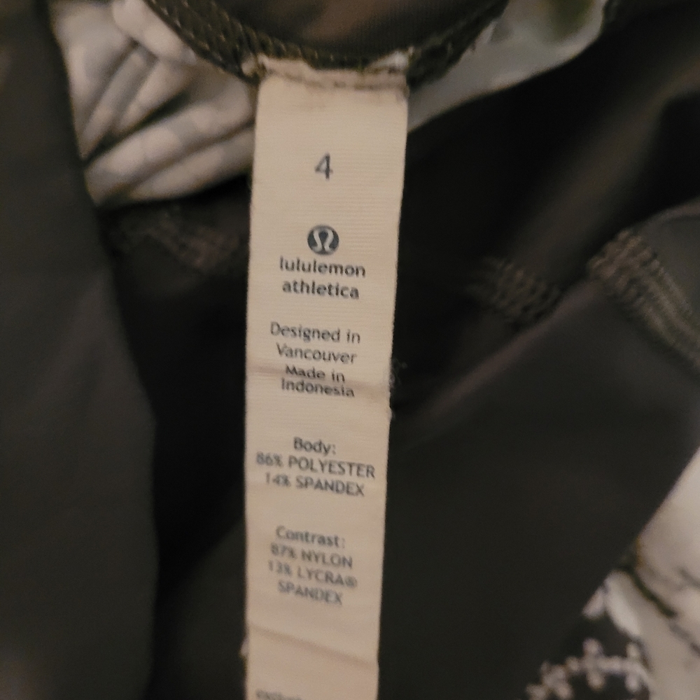 Lululemon Om Pant Twiggy Printed Nimbus Soot Ligh… - image 6